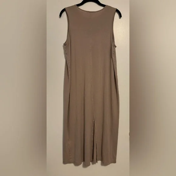 Brown Midi Tank Dress - Picture 3 of 3